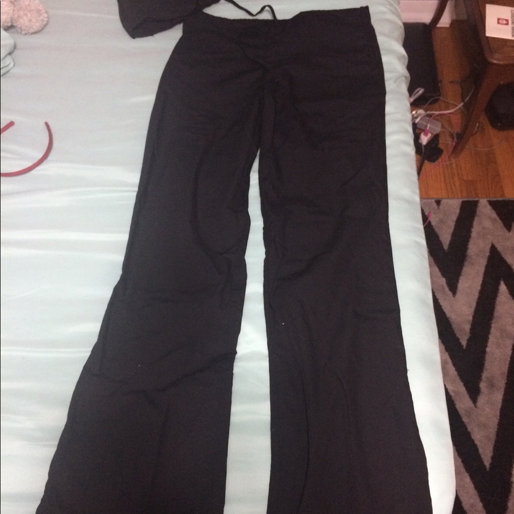 Black Small Cherokee scrubs. BRAND NEW 2 sets